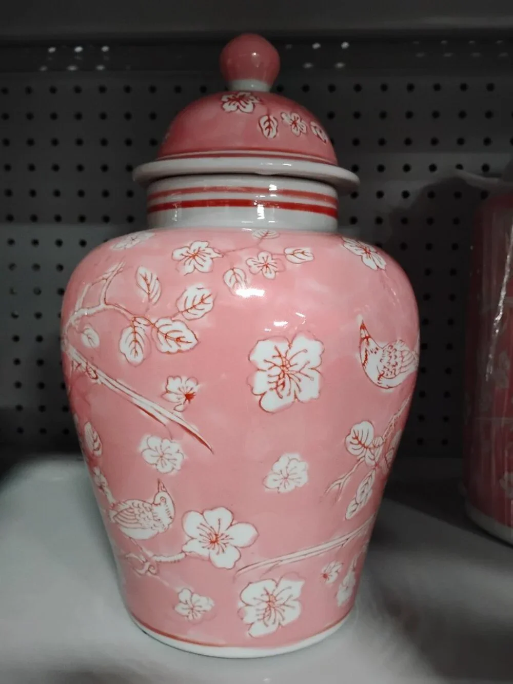 New Ceramic Vase Jar With Lid Multicolor